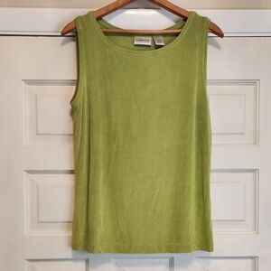 Chicos Tank Top Lime Or Olive Green Size 2 In Chicos